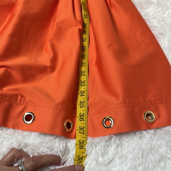 NWT Calvin Klein Fit and Flare Dress with Gold Grommets - Picture 12 of 13